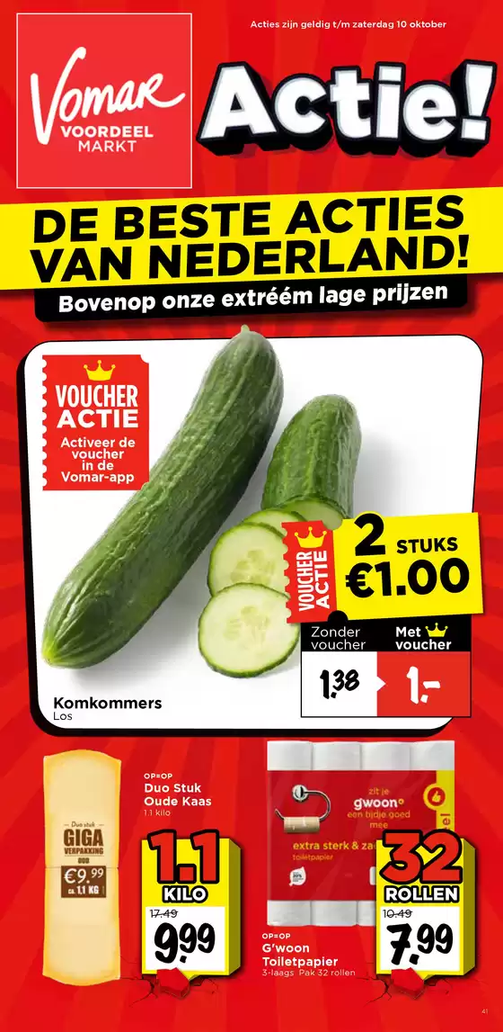 Vomar folder in Linschoten | De beste aanbiedingen van Nederland | 2026-10-08T00:00:00.000Z - 2026-10-10T00:00:00.000Z
