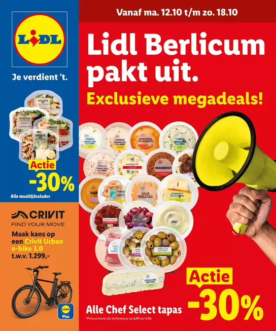 Lidl folder | Exclusieve megadeals | 2026-10-12T00:00:00.000Z - 2026-10-18T00:00:00.000Z