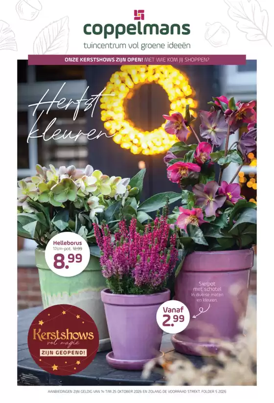 Coppelmans folder in Alphen (Noord-Brabant) | Coppelmans folder | 2026-10-14T00:00:00.000Z - 2026-10-25T00:00:00.000Z
