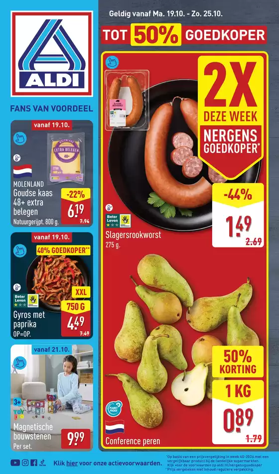 Aldi folder in Barneveld | Geweldig aanbod voor koopjesjagers | 2026-10-19T00:00:00.000Z - 2026-10-25T00:00:00.000Z