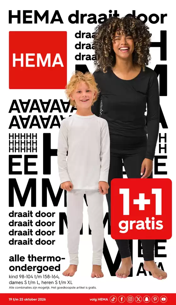 Catalogus van Hema in Heinkenszand | Hema folder | 2026-10-19T00:00:00.000Z - 2026-10-25T00:00:00.000Z
