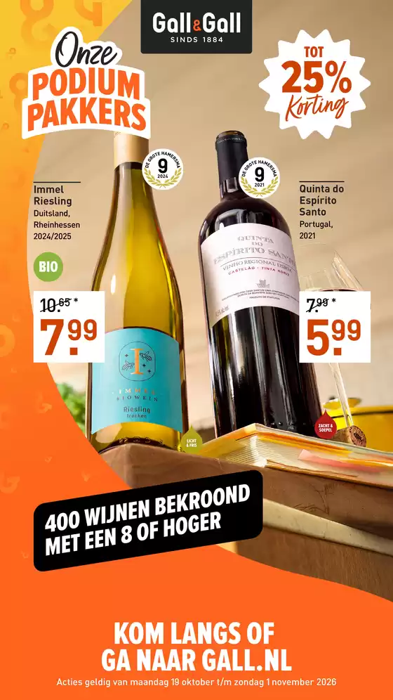 Catalogus van Gall & Gall in Grevenbicht | Bespaar nu met onze deals | 2026-10-19T00:00:00.000Z - 2026-11-01T00:00:00.000Z