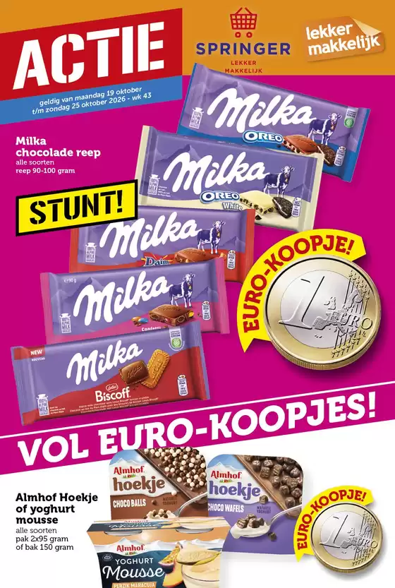 Catalogus van Lekker Makkelijk in Weesp | Springer folder week 43 | 2026-10-19T00:00:00.000Z - 2026-10-25T00:00:00.000Z