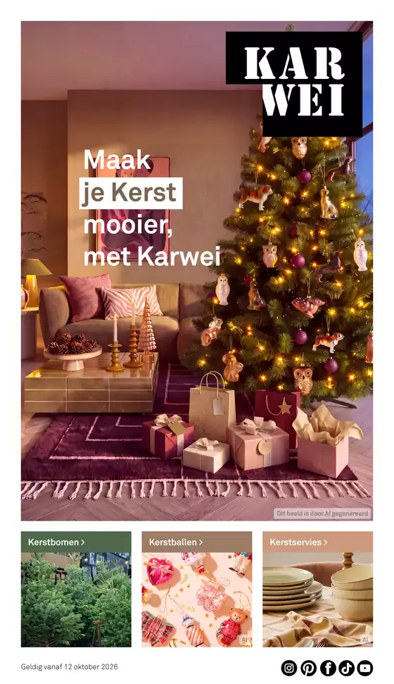 Catalogus van Karwei in Hallum | Geweldig aanbod voor koopjesjagers | 2026-10-21T00:00:00.000Z - 2026-11-04T00:00:00.000Z