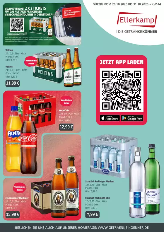 Catalogus van Getränke Ellerkamp | Getränke Ellerkamp: Getränkeangebote | 2026-10-26T00:00:00.000Z - 2026-10-31T00:00:00.000Z