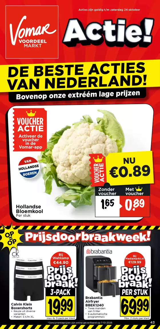 Catalogus van Vomar in Kornhorn | De beste aanbiedingen van Nederland | 2026-10-22T00:00:00.000Z - 2026-10-24T00:00:00.000Z