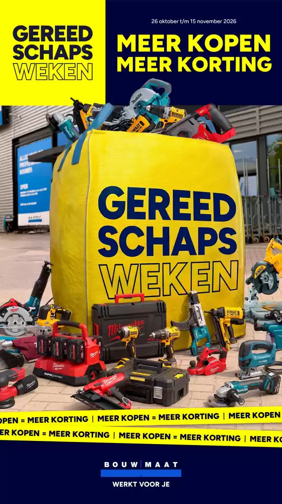 Catalogus van Bouwmaat | Bouwmaat Folder 14 | 2026-10-26T00:00:00.000Z - 2026-11-15T00:00:00.000Z