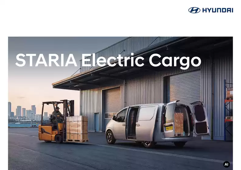 Catalogus van Hyundai in Heerenveen | Hyundai Hyundai STARIA Electric Cargo | 2026-10-24T00:00:00.000Z - 2026-11-07T00:00:00.000Z