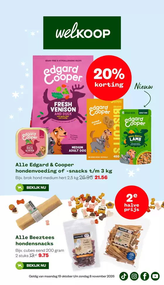 Catalogus van Welkoop | Exclusieve deals voor onze klanten | 2026-10-19T00:00:00.000Z - 2026-11-08T00:00:00.000Z