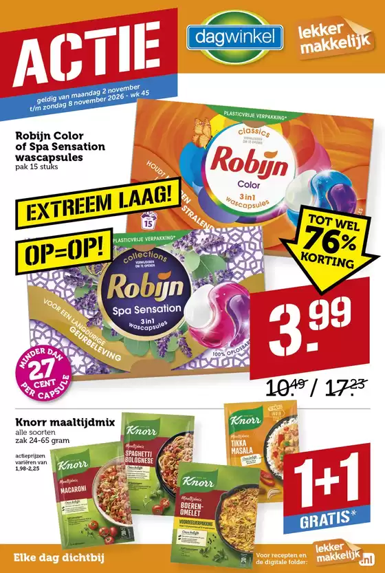 Catalogus van Lekker Makkelijk in Pernis | Dagwinkel folder week 45 | 2026-11-02T00:00:00.000Z - 2026-11-08T00:00:00.000Z