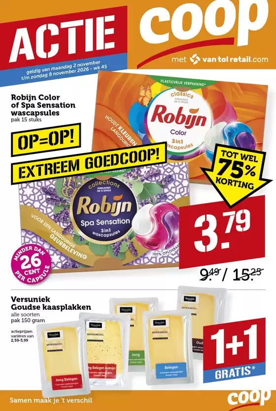 Catalogus van Lekker Makkelijk in Pernis | Coop folder week 45 | 2026-11-02T00:00:00.000Z - 2026-11-08T00:00:00.000Z