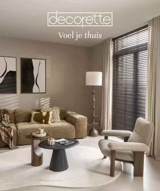 Catalogus van Decorette | Voel Je Thuis | 2026-10-27T00:00:00.000Z - 2026-12-31T00:00:00.000Z