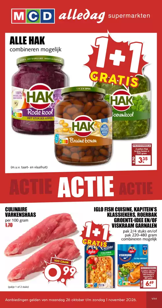 Catalogus van MCD Supermarkt | Onze beste koopjes | 2026-10-26T00:00:00.000Z - 2026-11-01T00:00:00.000Z