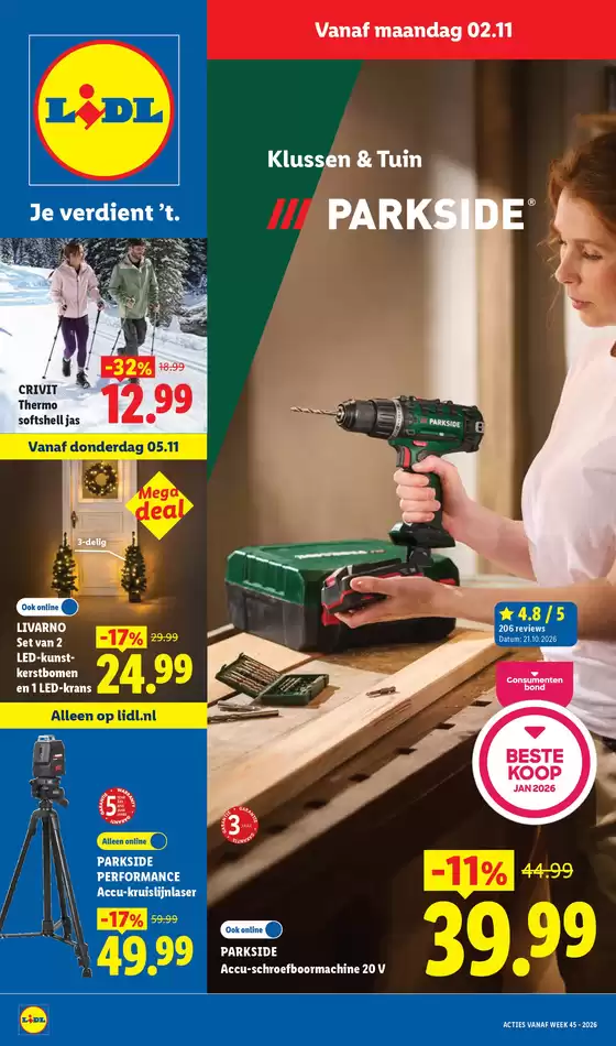 Lidl folder in Barendrecht | Verrassend veel non-food | 2026-11-04T00:00:00.000Z - 2026-11-10T00:00:00.000Z