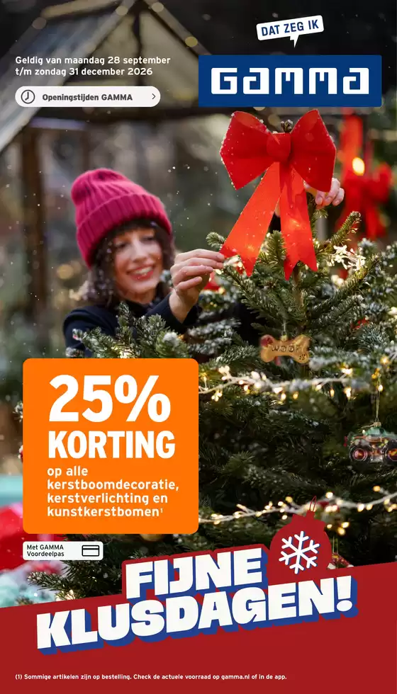 Catalogus van Gamma | Kortingen en acties | 2026-09-28T00:00:00.000Z - 2026-12-31T00:00:00.000Z