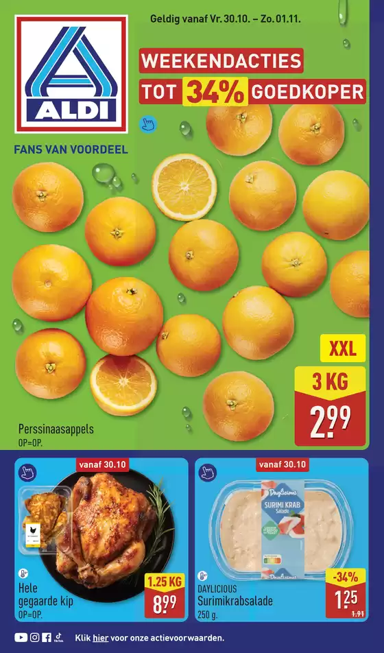 Catalogus van Aldi | Geweldig aanbod voor koopjesjagers | 2026-10-30T00:00:00.000Z - 2026-11-01T00:00:00.000Z