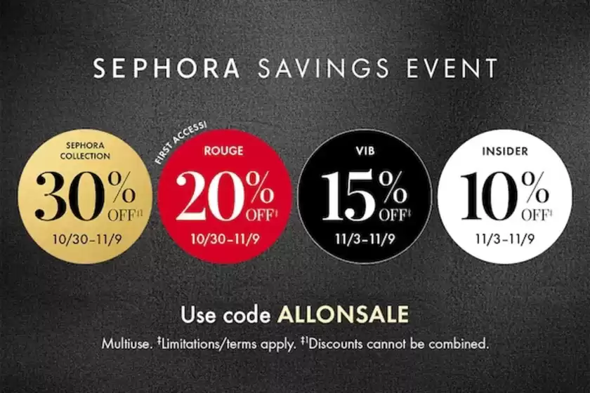 Catalogus van Sephora | Sephora Promo | 2026-10-30T00:00:00.000Z - 2026-11-13T00:00:00.000Z