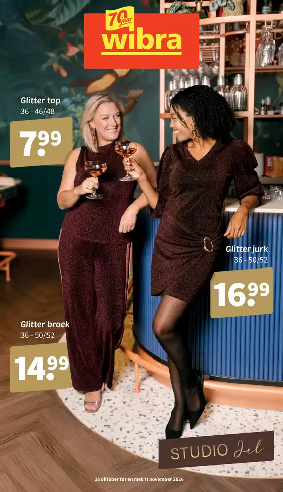 Catalogus van Wibra | Wibra 2026 week 44 jels feestcollectie | 2026-10-28T00:00:00.000Z - 2026-11-11T00:00:00.000Z