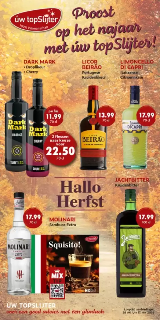 Catalogus van Úw topSlijter | Úw topSlijter Verkoop | 2026-10-30T00:00:00.000Z - 2026-11-17T00:00:00.000Z