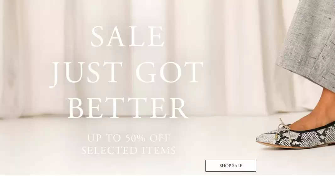 Up to 50% off Selected items