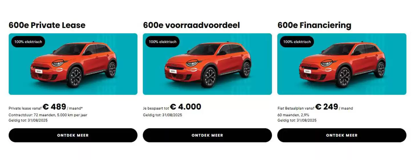 Alle Fiat Promoties