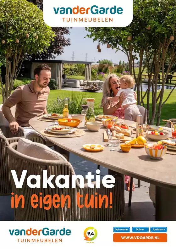Vakantie in eigen tuin!