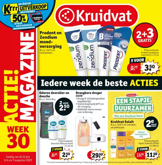 Kruidvat folder
