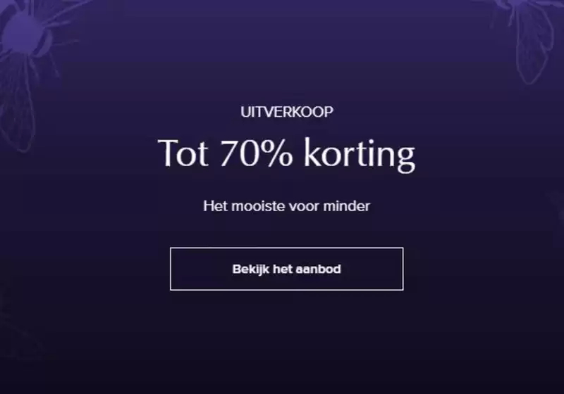 Tot 70% Korting