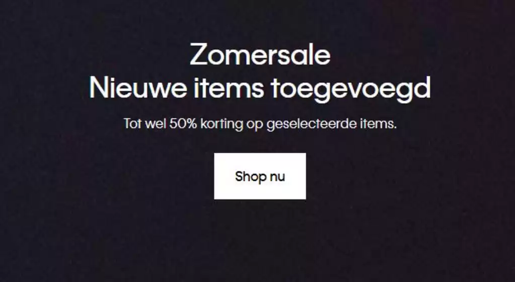 Zomersale Nieuwe items toegevoegd