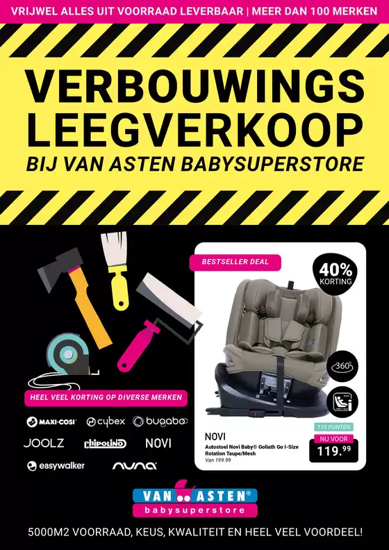 Verbouwings leegverkoop
