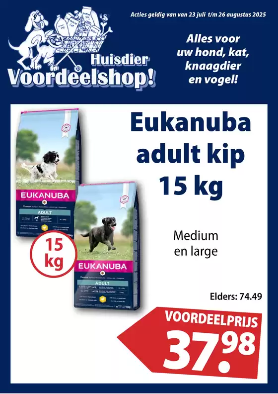 Alles voor uw hond, kat, knaagdier en vogel!