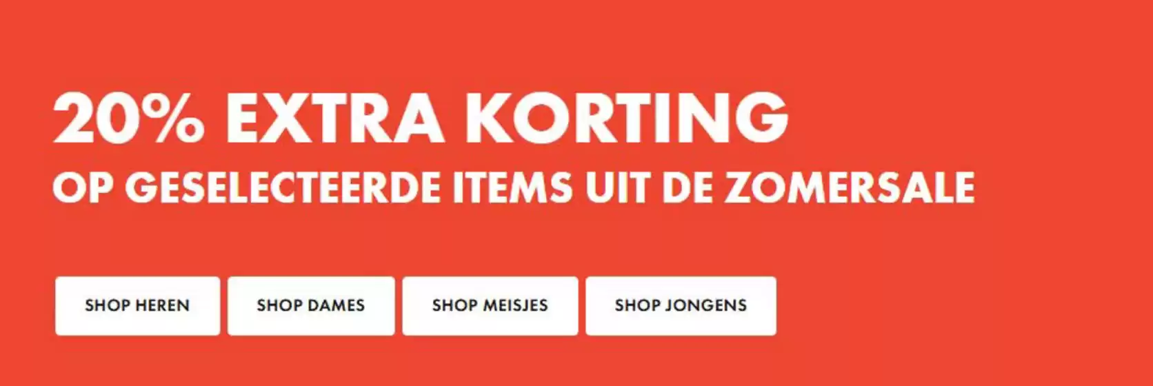 20% extra korting 