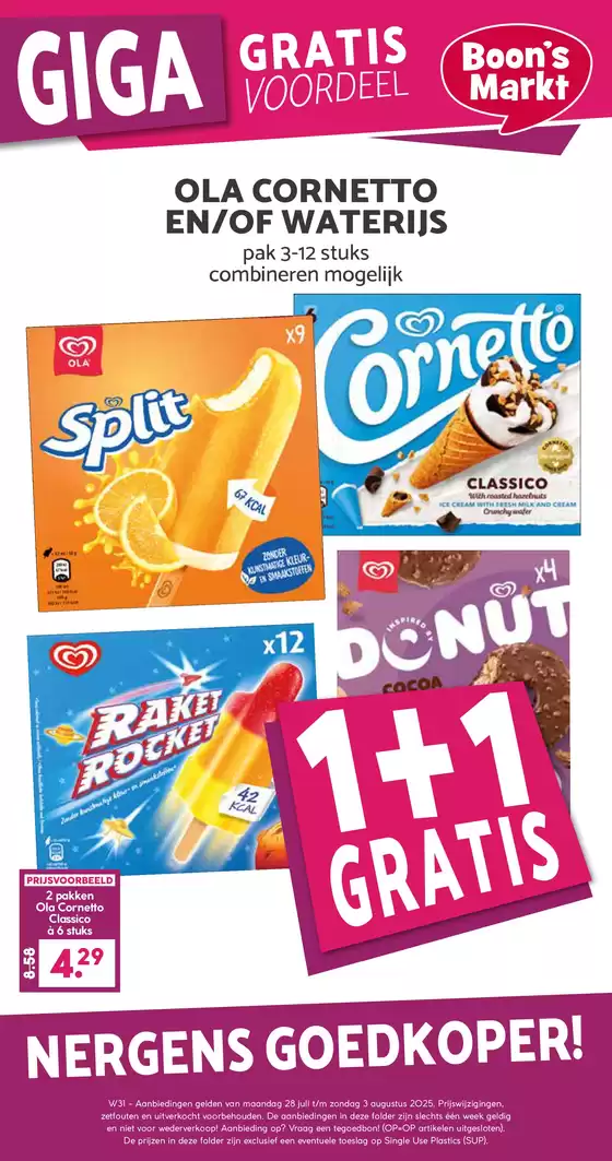 Actuele speciale acties