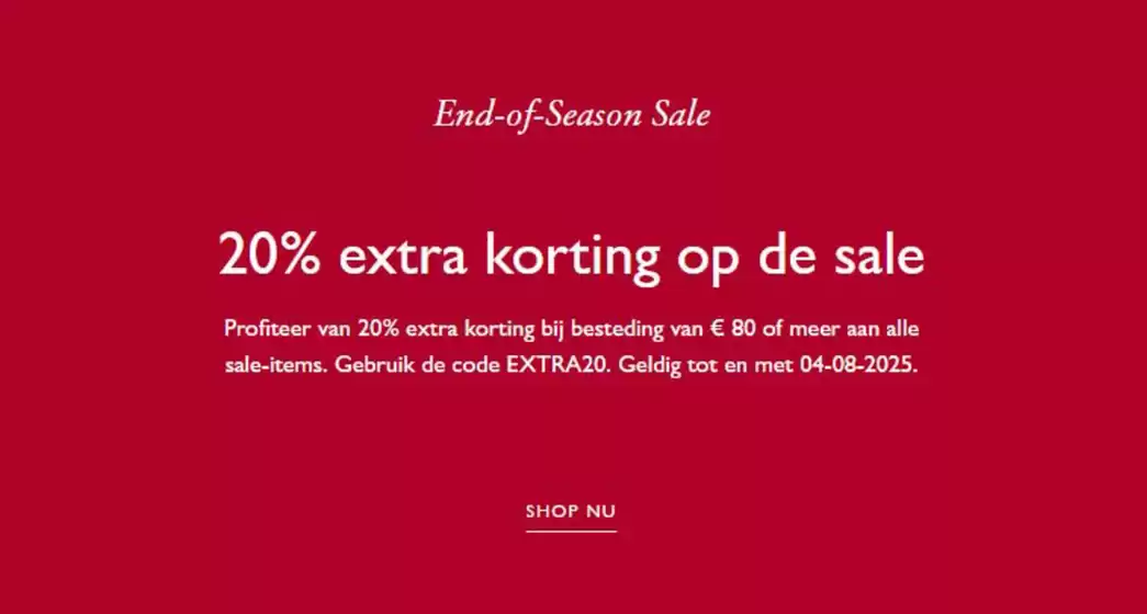 Catalogus van Tommy Hilfiger in Gorinchem | 20% extra korting op de sale | 2025-07-31T00:00:00.000Z - 2025-08-04T00:00:00.000Z