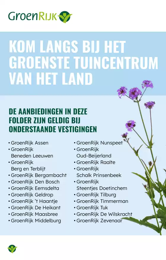 GroenRijk folder