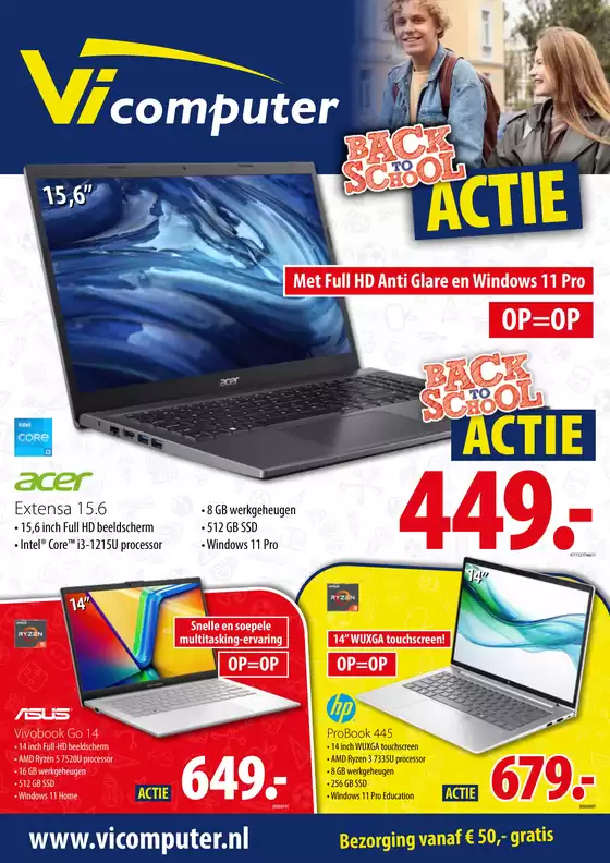 Back to school Actie