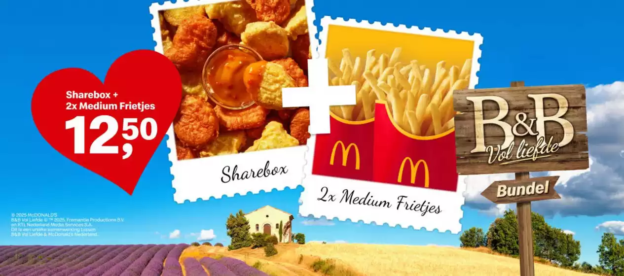 Catalogus van McDonald's in Maastricht | B&B Vol Liefde Bundel | 2025-08-01T00:00:00.000Z - 2025-08-15T00:00:00.000Z