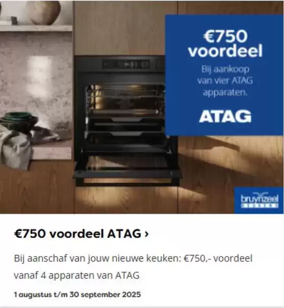€750 voordeel ATAG