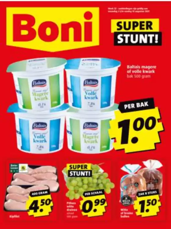 Catalogus van Boni in Den Haag | Boni Folder week 32 | 2025-08-04T00:00:00.000Z - 2025-08-10T00:00:00.000Z