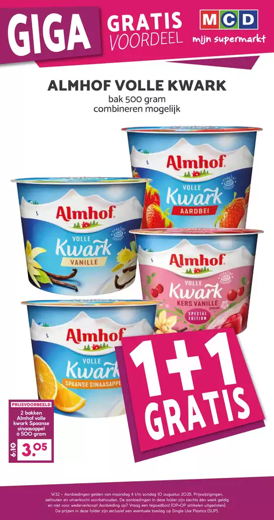 Catalogus van MCD Supermarkt in Horn | Topdeals en kortingen | 2025-08-04T00:00:00.000Z - 2025-08-10T00:00:00.000Z