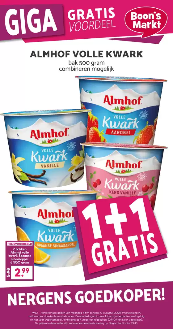 Catalogus van Boon's Markt in Horn | Actuele deals en aanbiedingen | 2025-08-04T00:00:00.000Z - 2025-08-10T00:00:00.000Z