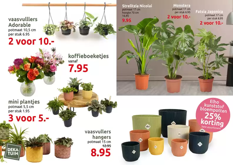 Zet de bloemetjes buiten
