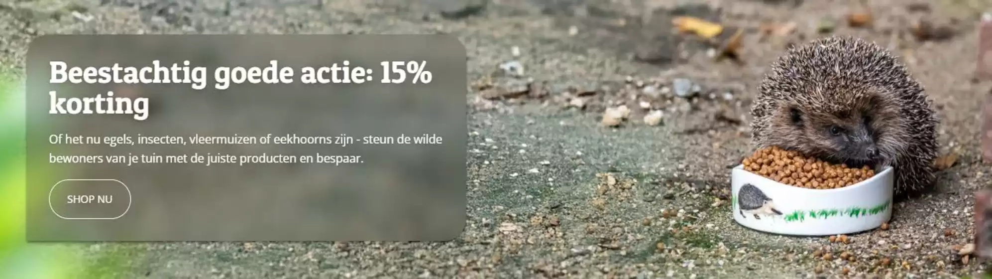 Beestachtig goede actie: 15% korting