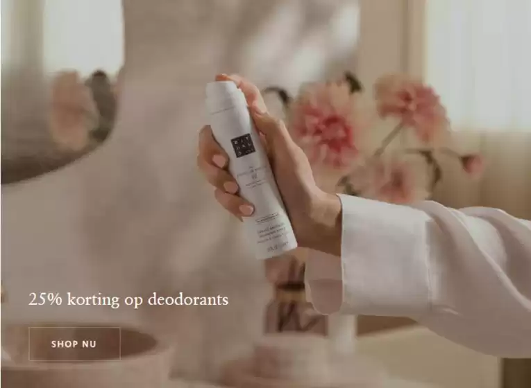 Catalogus van Rituals in Middelharnis | 25% korting op deodorants | 2025-08-04T00:00:00.000Z - 2025-08-18T00:00:00.000Z