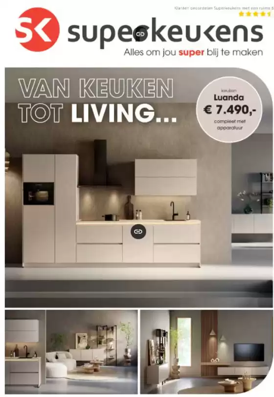 Van keuken tot living...