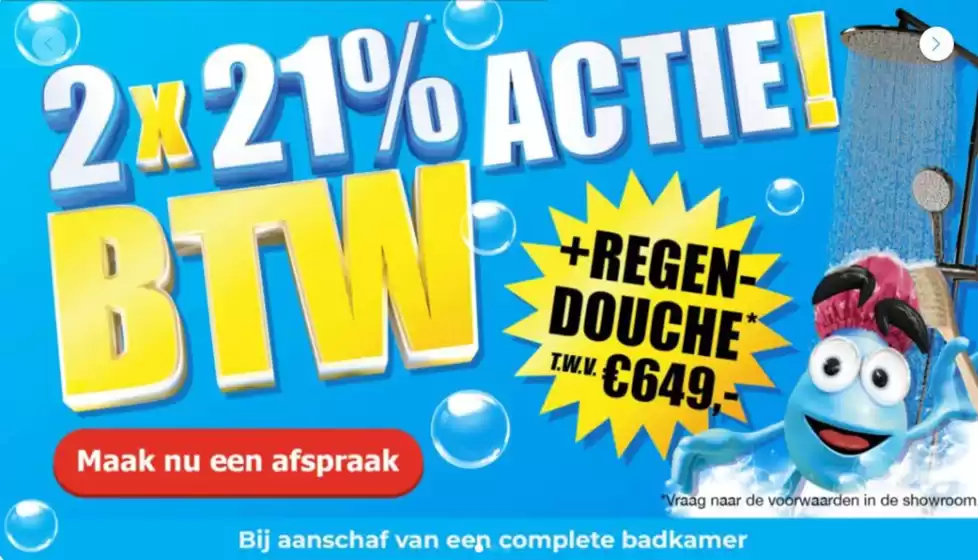 2x21% actie