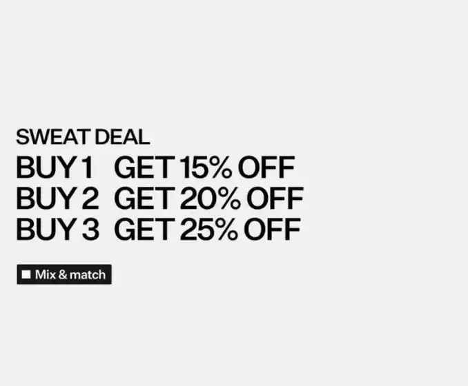 Buy 1 get 15% off