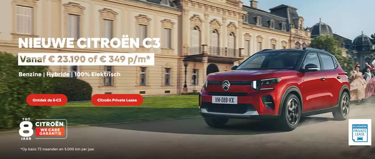 Nieuwe citroën c3 aircross