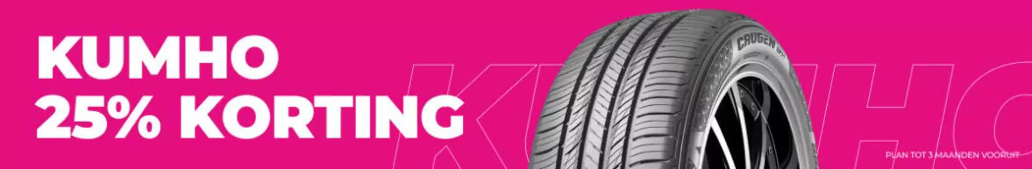 Catalogus van Euromaster in Heerlen | Kumho 25% korting | 2025-08-06T00:00:00.000Z - 2025-09-15T00:00:00.000Z