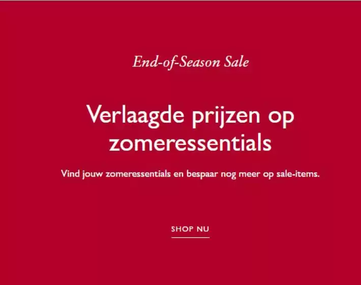 Verlaagde prijzen op zomeressentials